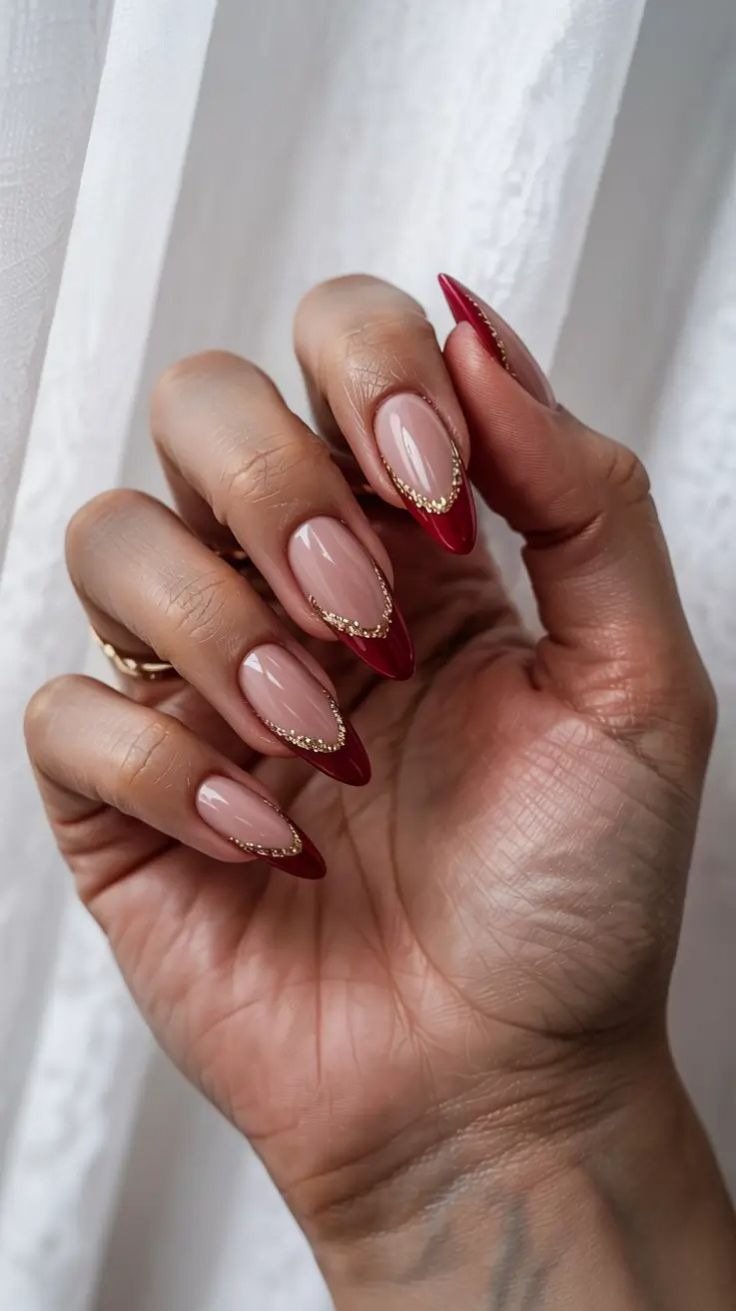 unhas em gel vs acrílico para natal qual escolher