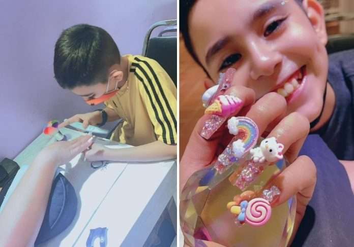 unha em gel menor de 16 anos