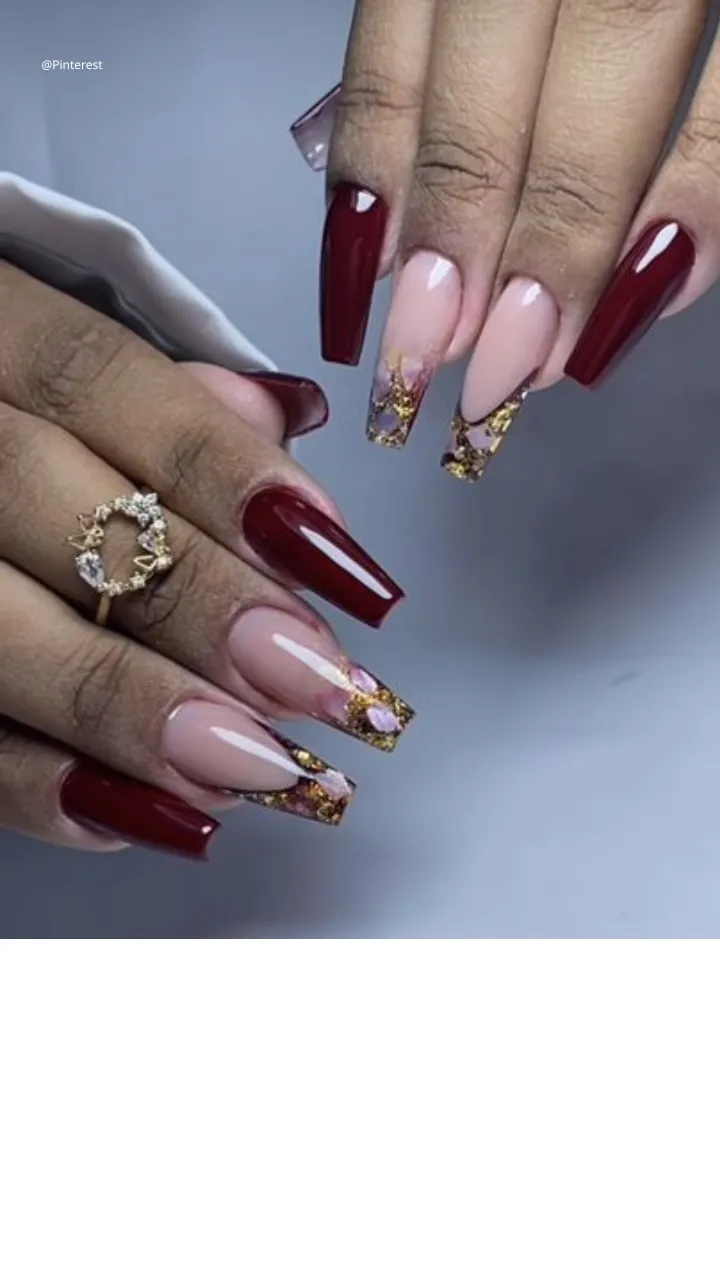 unhas em gel simples