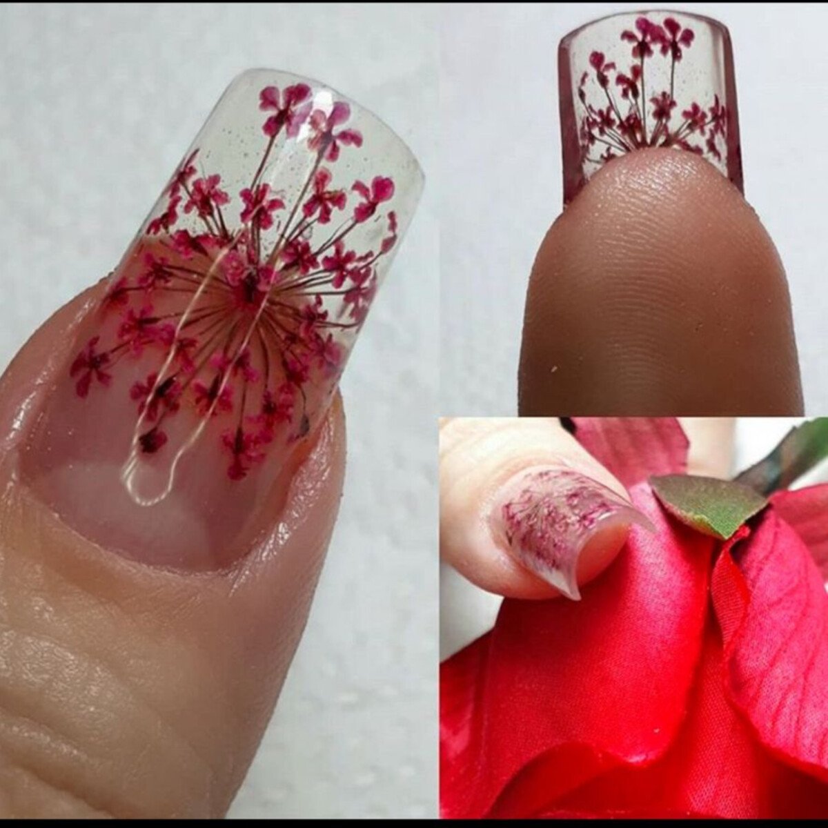 Unhas Encapsuladas Vermelhas com Glitter: 10 Ideias para Arrasar