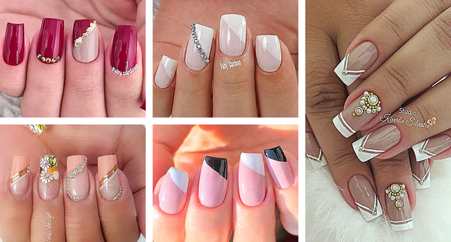 nail art geométrica