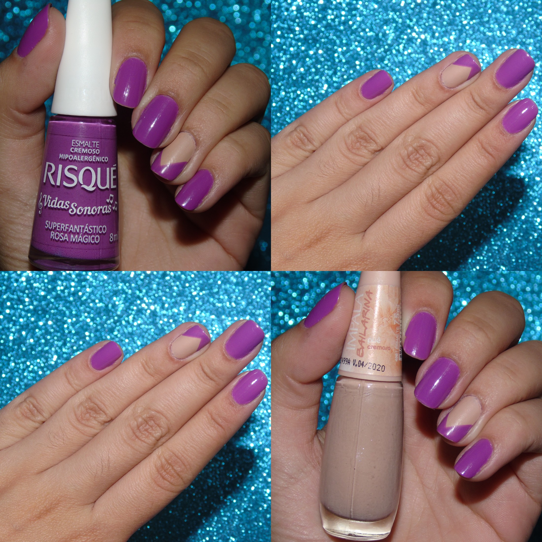 unha espanhola com strass