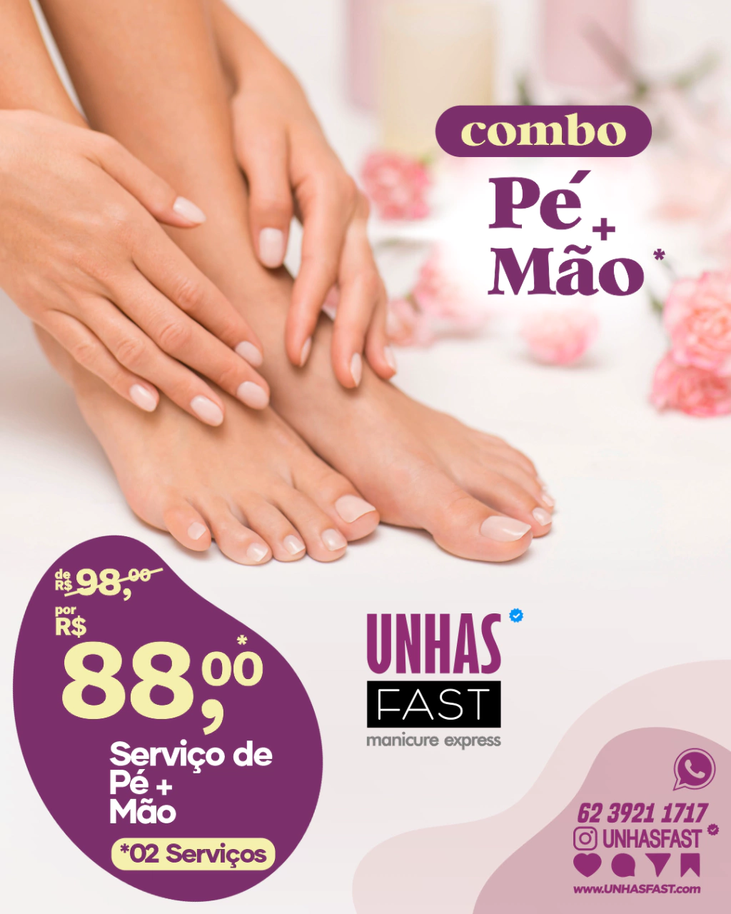 unhas de gel rápido