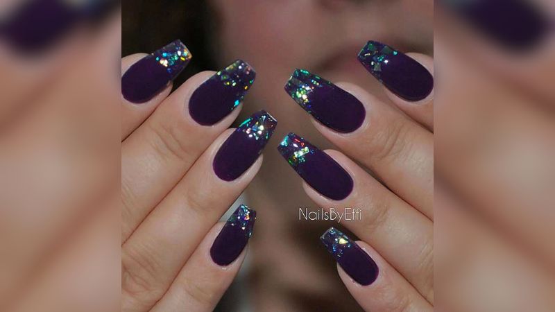 unha postiça bailarina