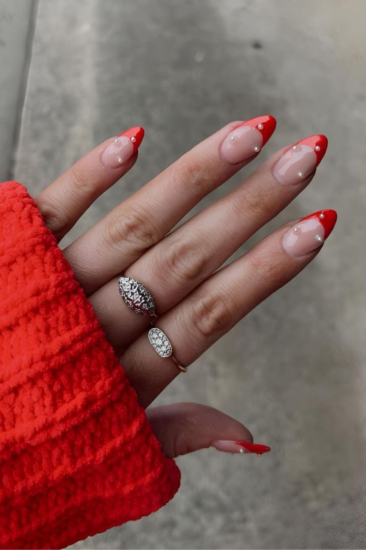 nail art natal francesinha
