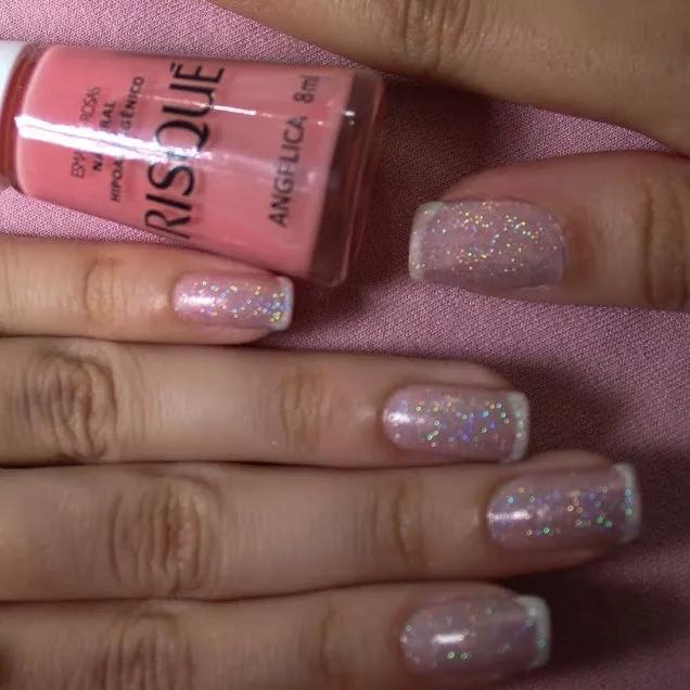 Francesinha rosa com glitter: ideias para um look glamouroso