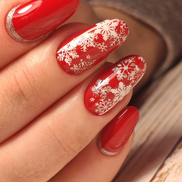 preço unha gel tips vermelho