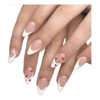 Unhas de gel minimalistas curtas