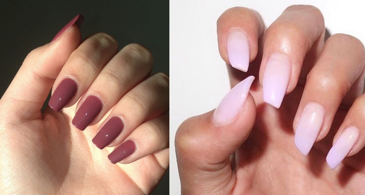 ideias de unhas grandes naturais para inspiração