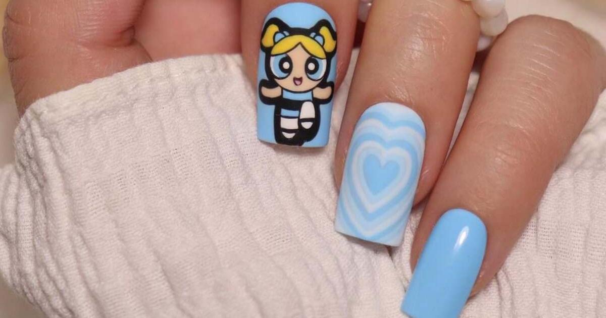 unha infantil decorada