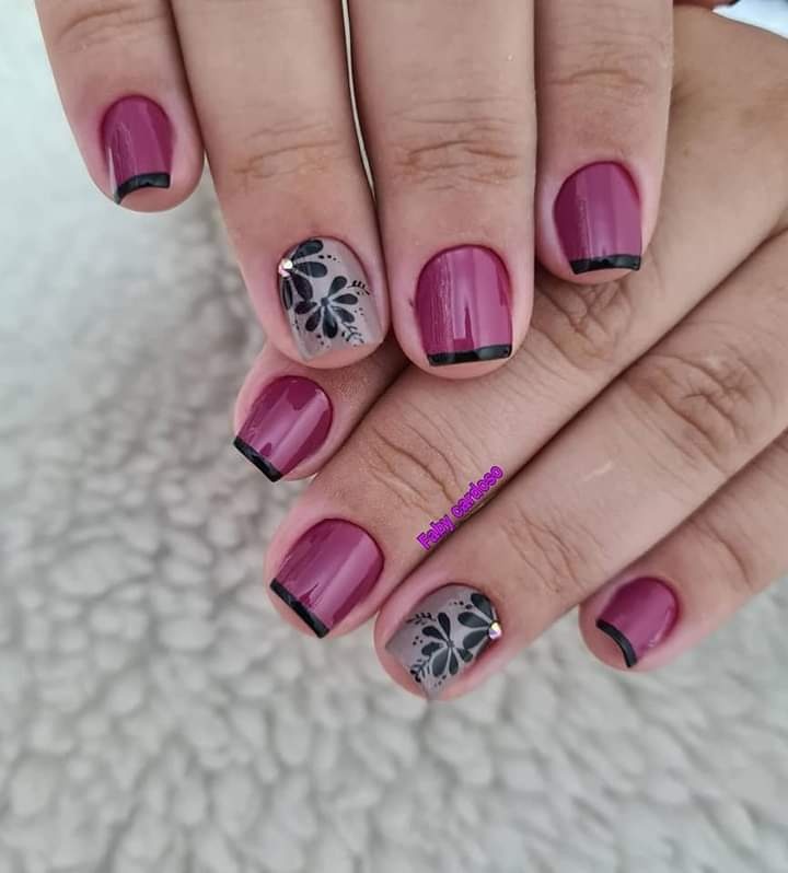 como fazer unha inglesinha com carimbo de silicone