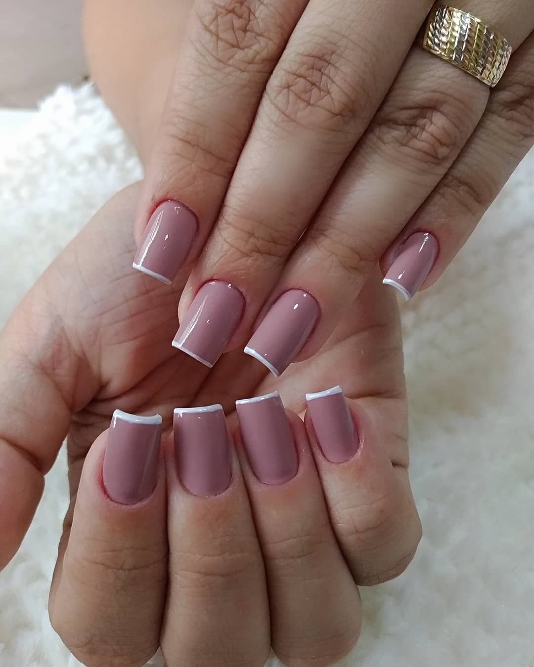 ideias de unhas inglesinhas coloridas