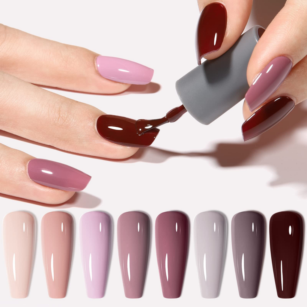 unhas frias cores