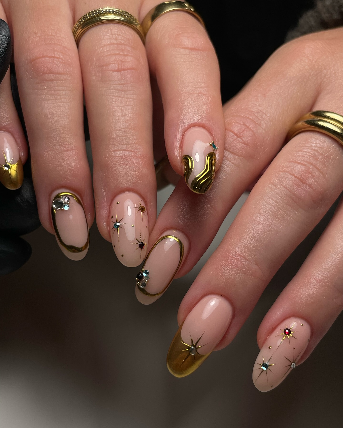 inspiração unha inverno 2025 cores