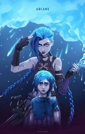 Unhas inspiradas em Jinx
