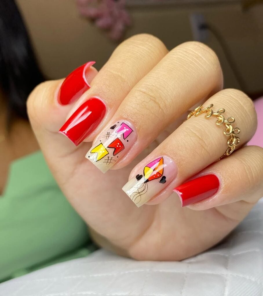 Os Símbolos da Festa Junina nas suas Unhas: Ideias Criativas