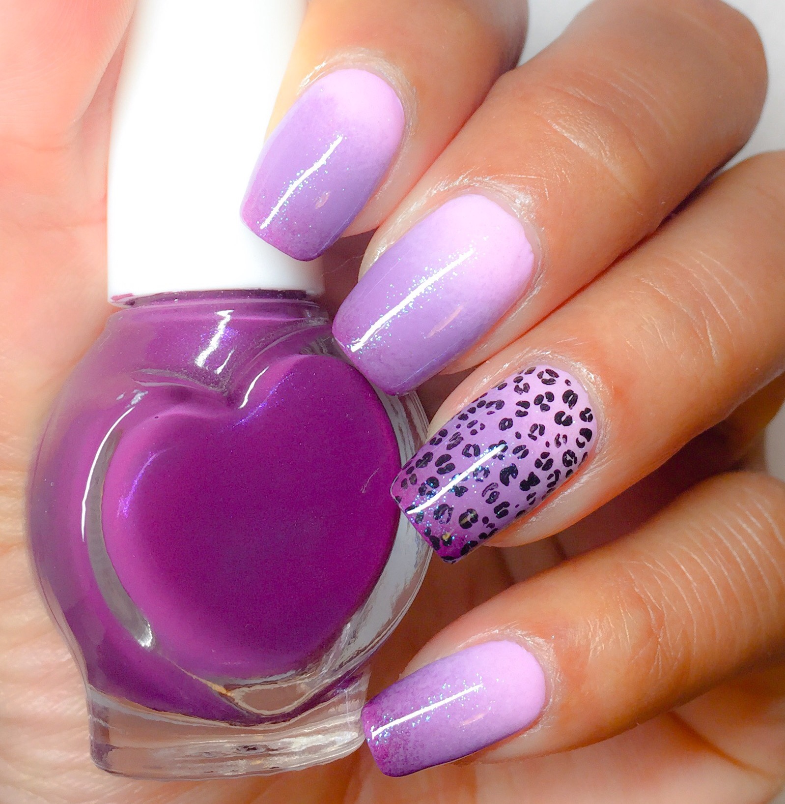 unha lilás degradê ou lavanda qual escolher