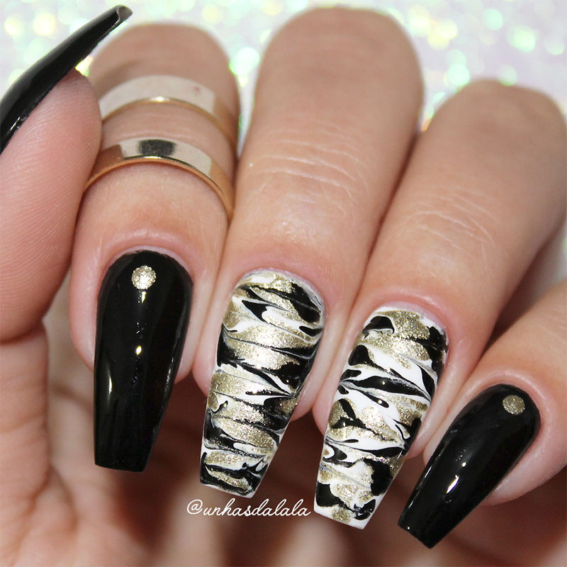 Guia Completo: Unhas Marmorizadas com Água vs. Técnica a Seco