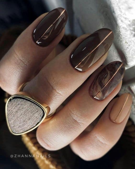 Esmalte marrom fosco: dicas de aplicação e combinações