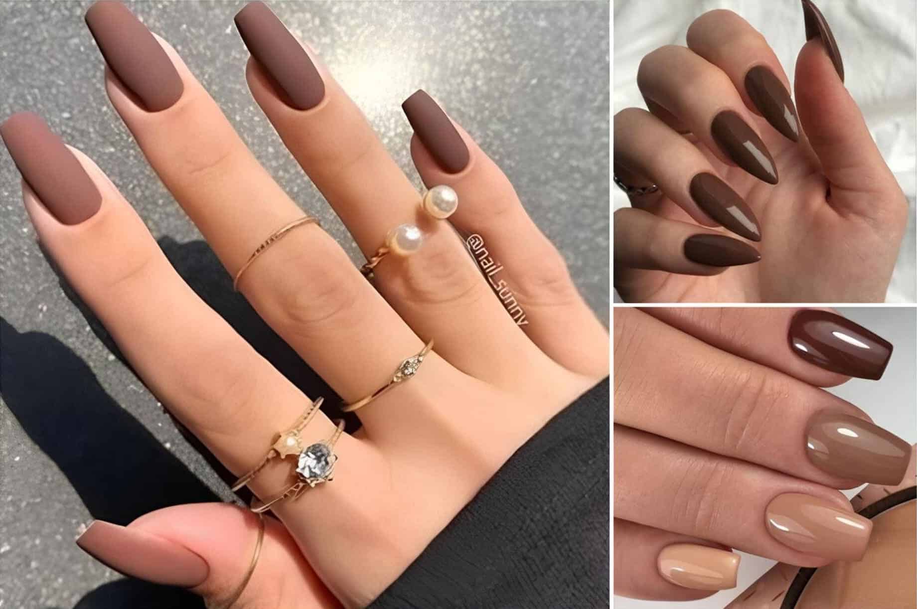 coffee nails