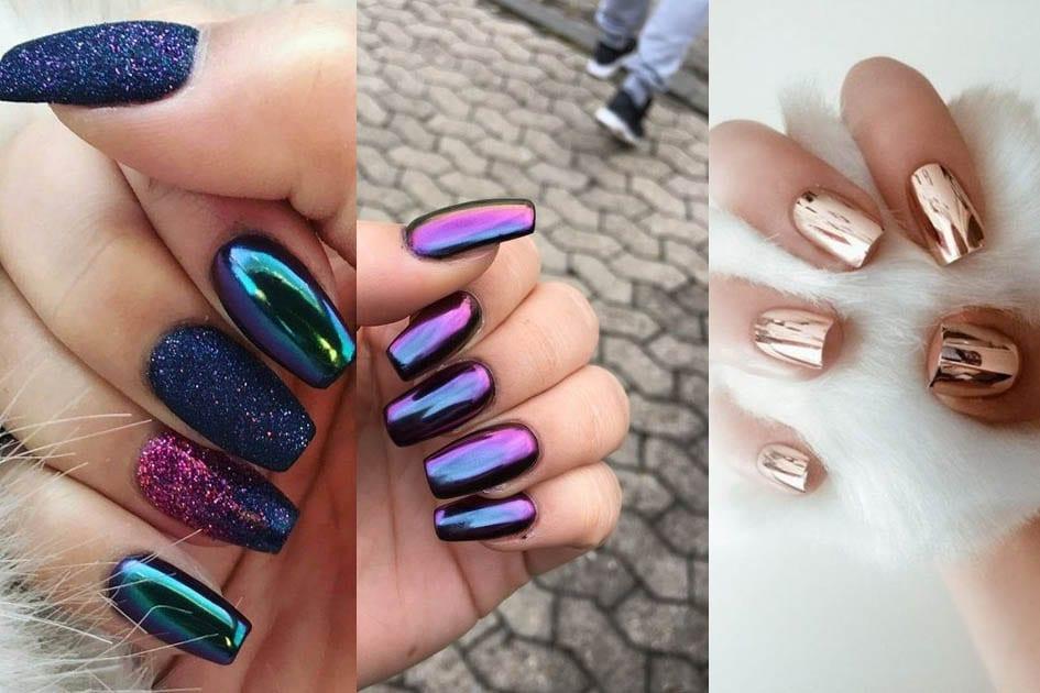 unha metalizada