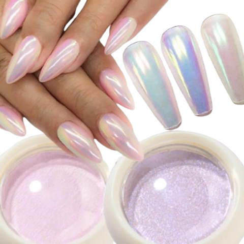 como fazer unha metalizada com pó