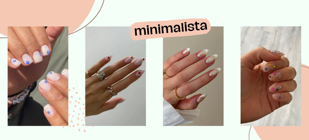 unha minimalista versus unha decorada maximalista