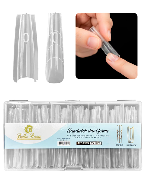 como aplicar molde f1 em unhas curtas