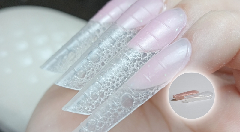 como aplicar molde f1 em unhas curtas