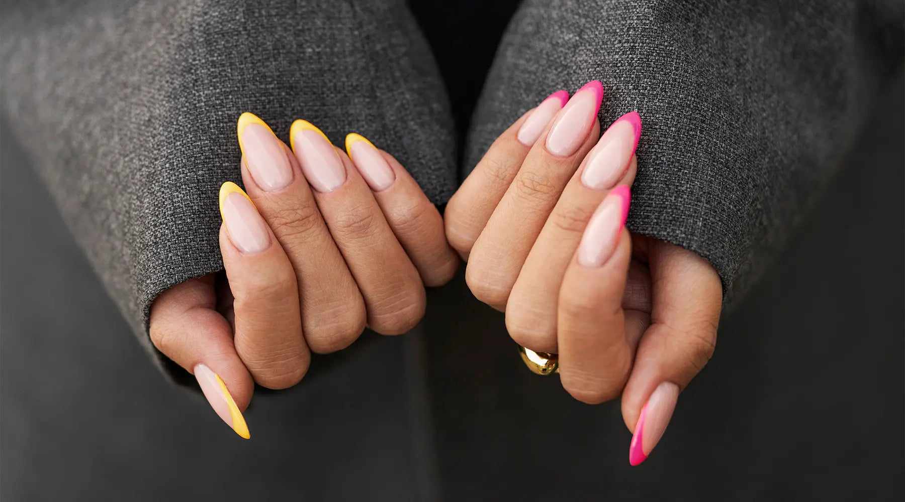 ideias de unhas naturais pintadas para casamento