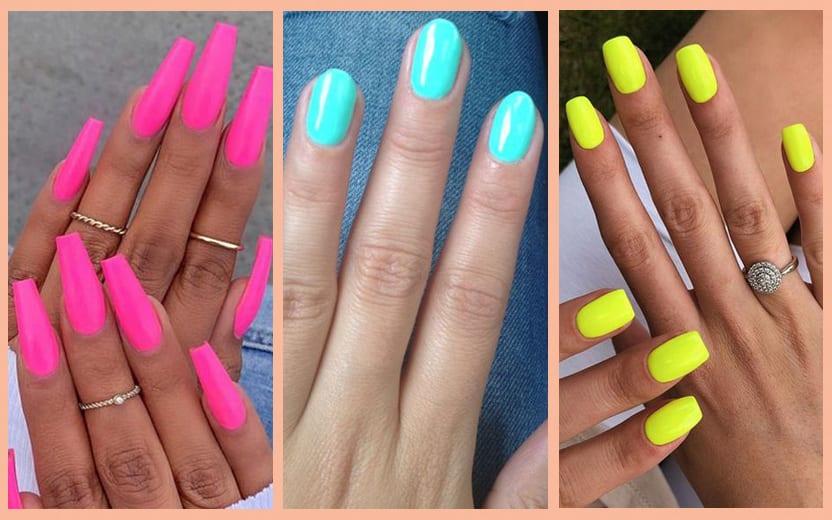 quanto custa fazer unhas neon decoradas