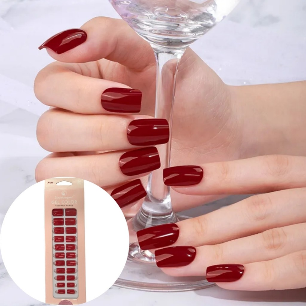 unha normal decorada elegante