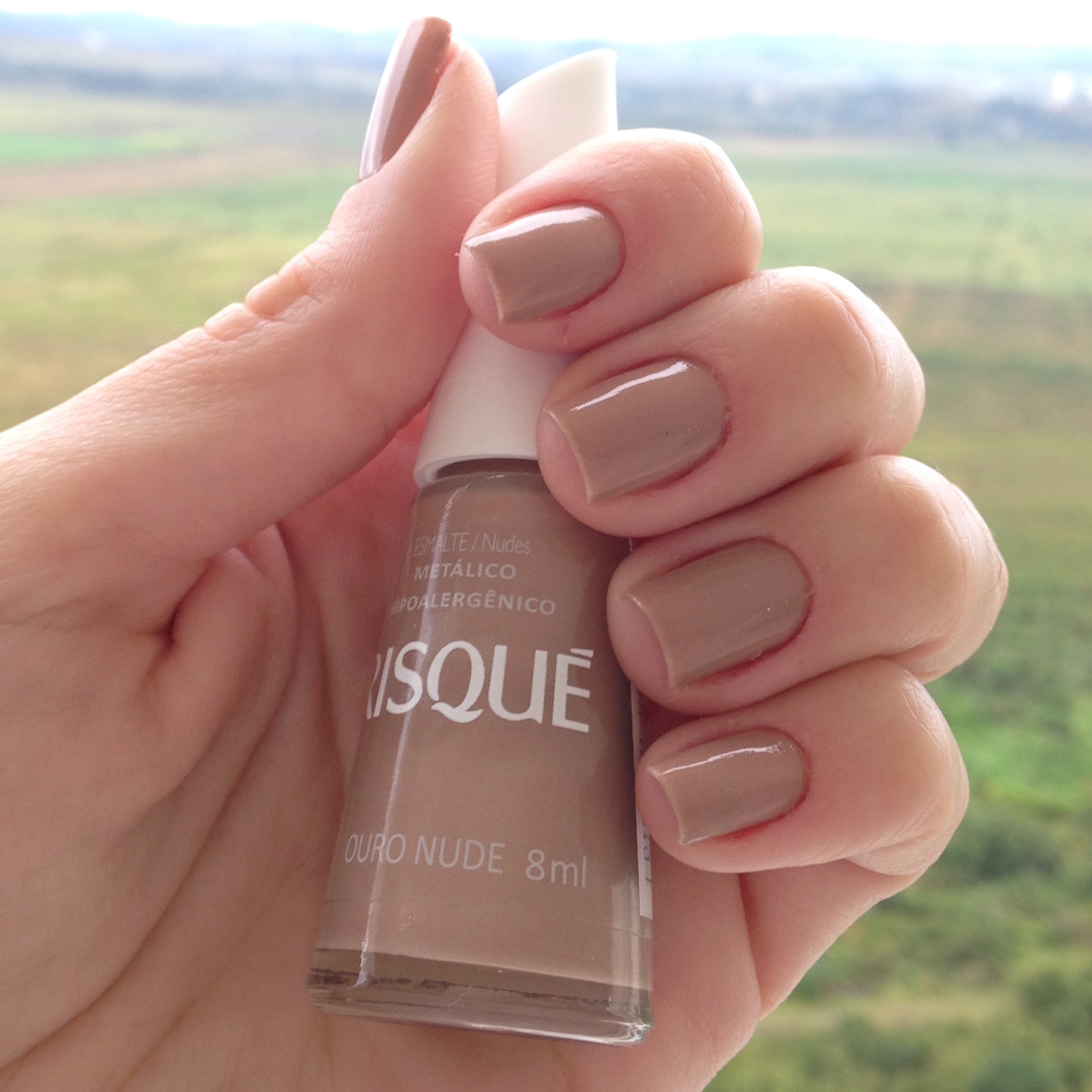 unha nude elegante