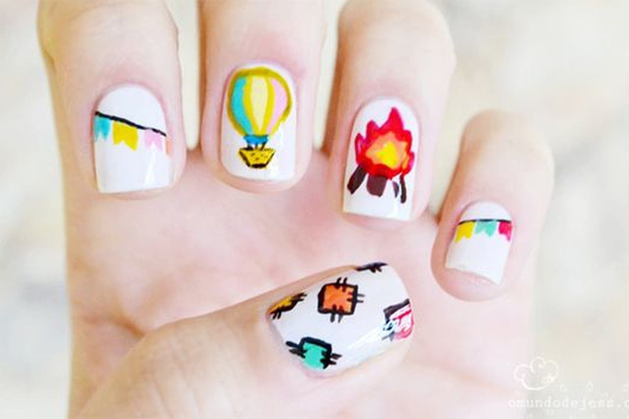 erros comuns ao colorir desenhos de unhas