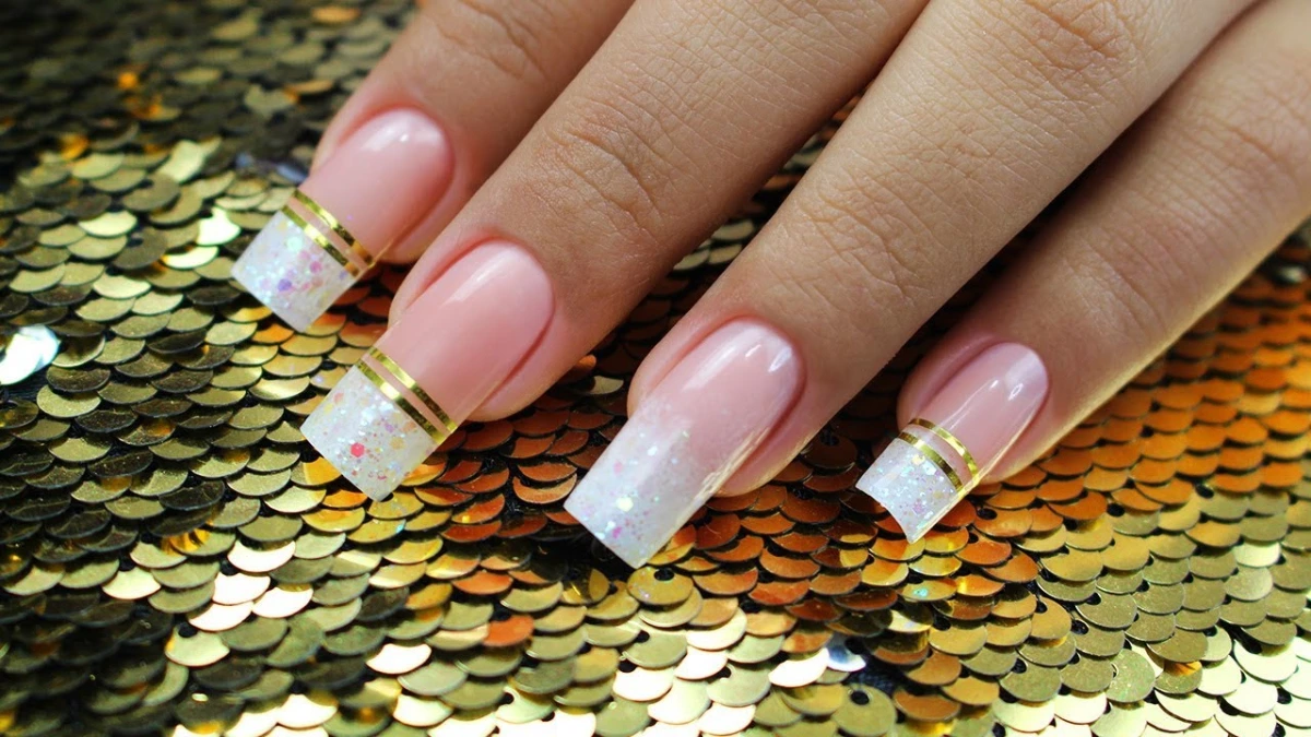 unhas fáceis ano novo