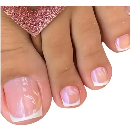 francesinha com glitter pé