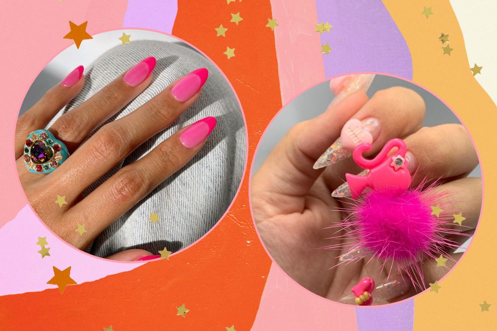 como fazer unhas pink cromadas com esmalte