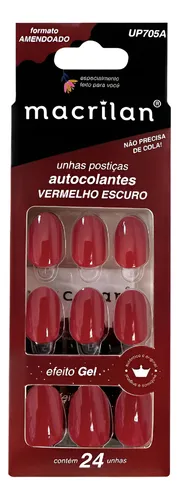 unha postiça autocolante