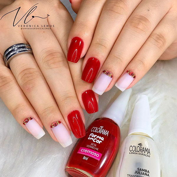 Unhas postiças curtas