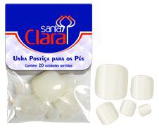 unha postiça quadrada para pé