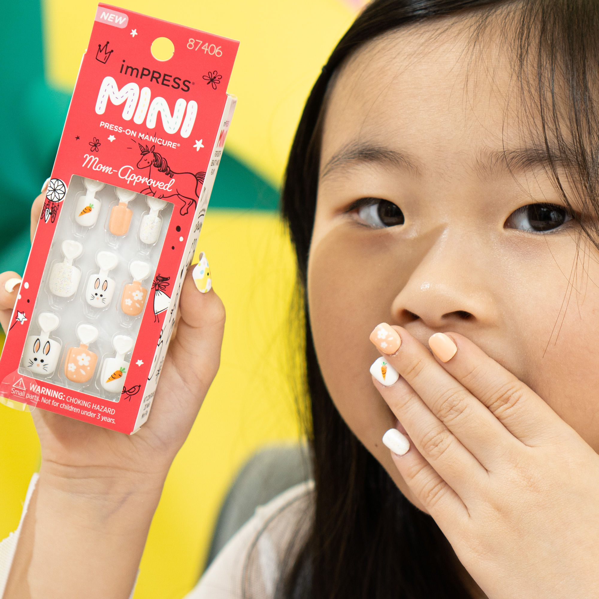 unha postiça infantil