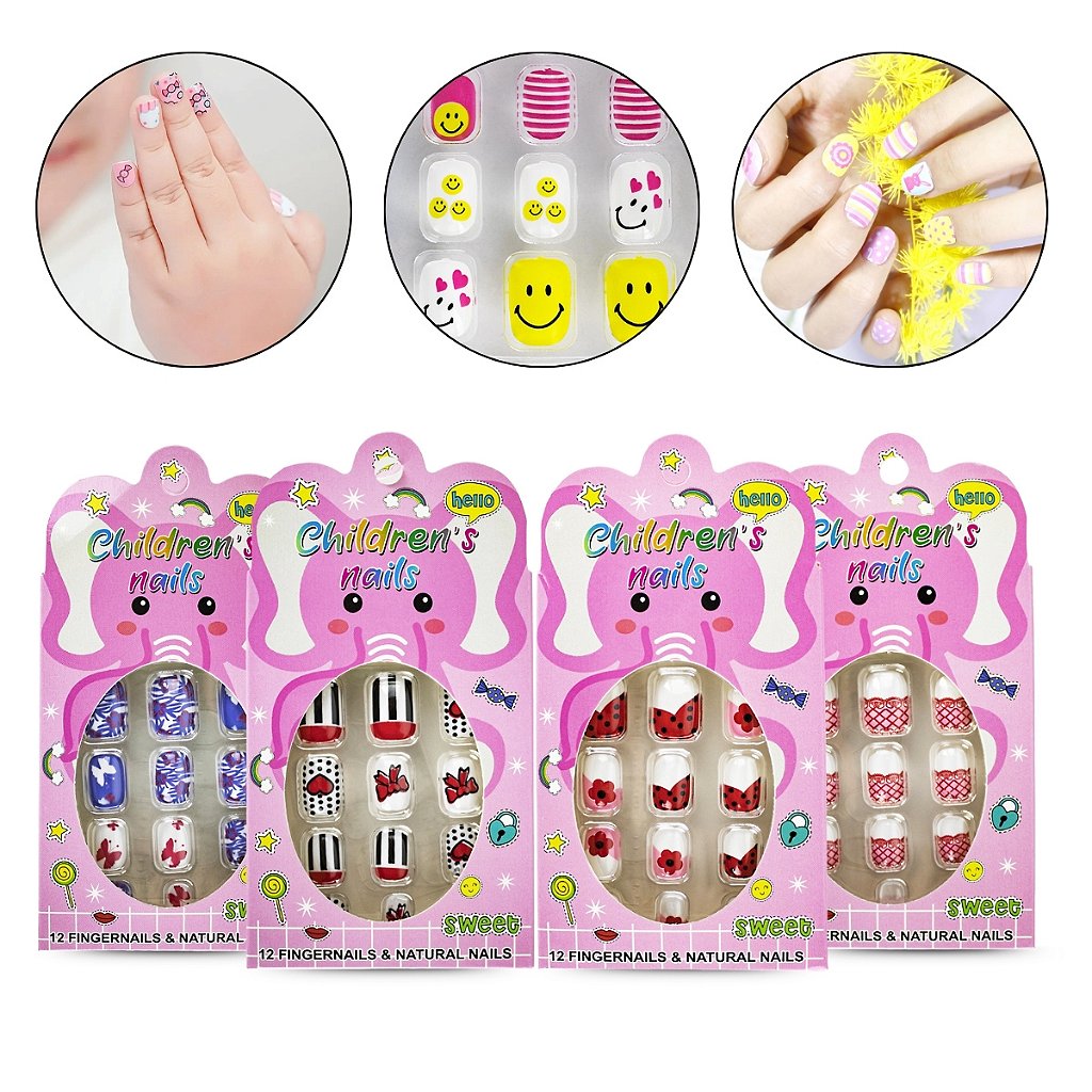 unha postiça infantil impress vs kiss new york