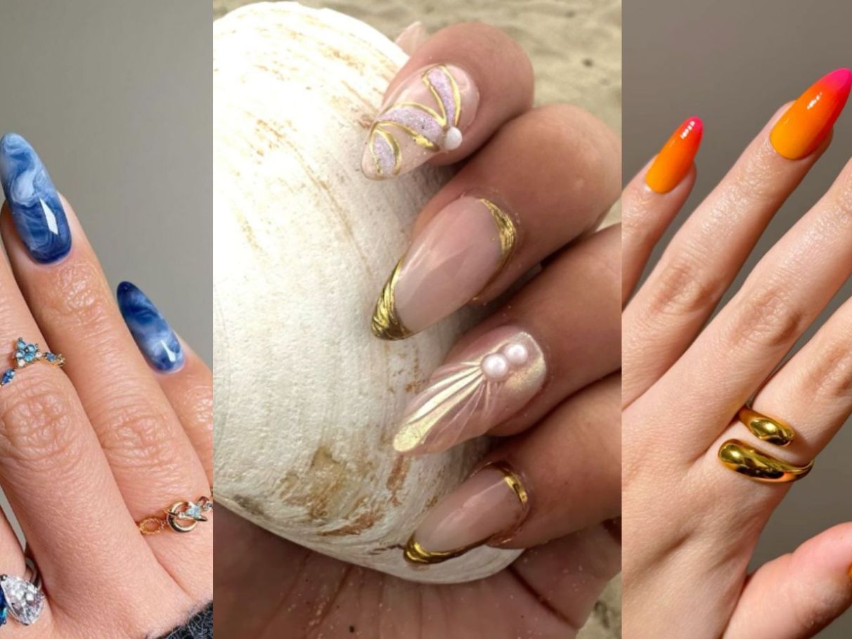 ideias de unhas para praia no verão