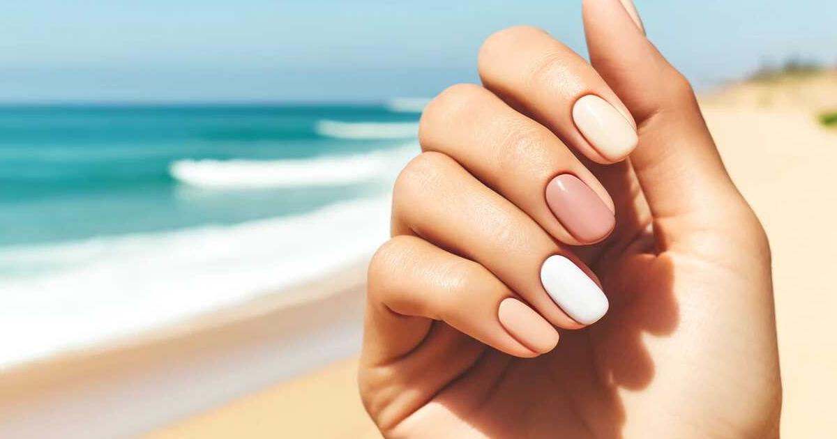 nail art praiana verão