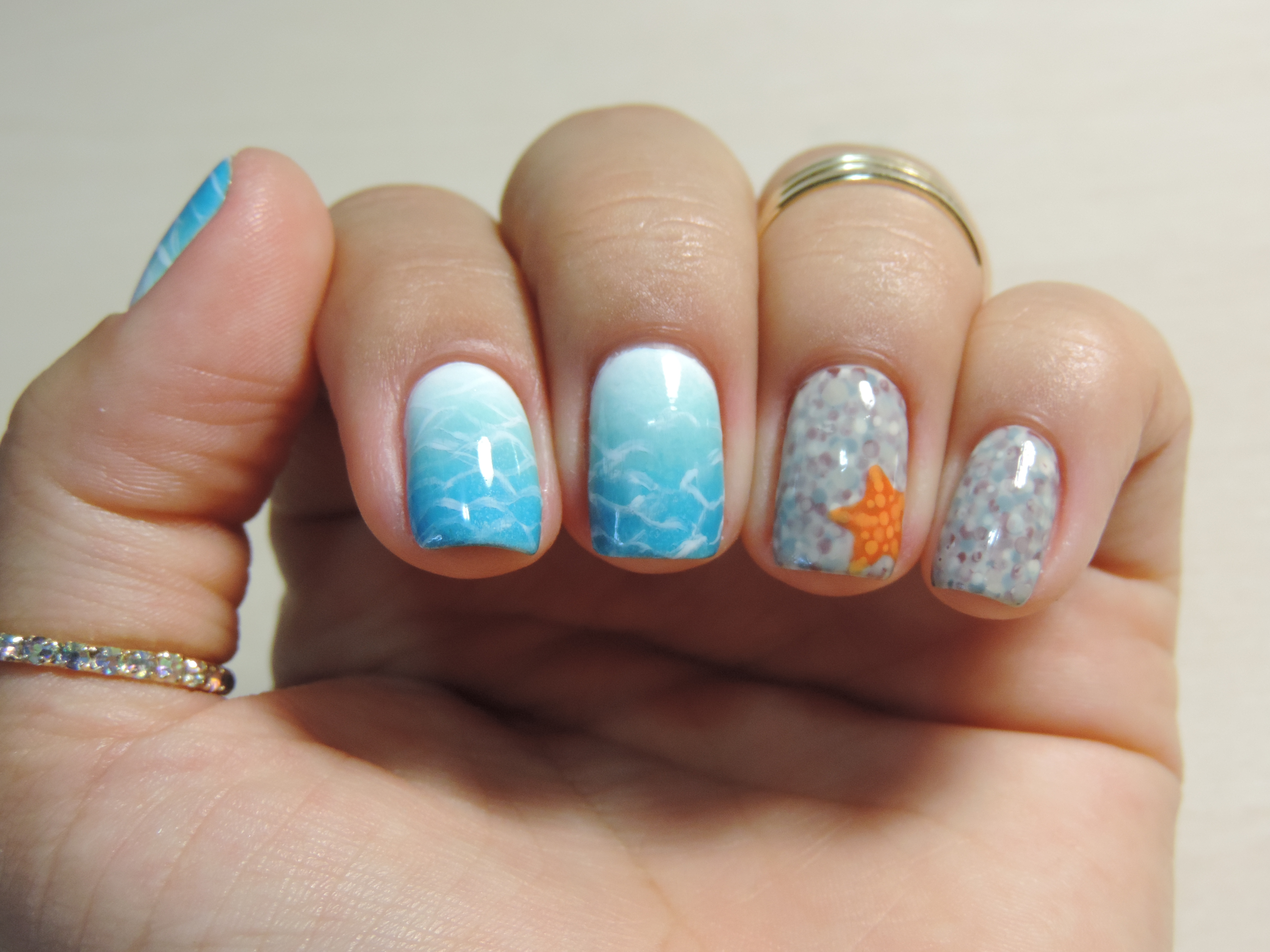 unhas discretas praia