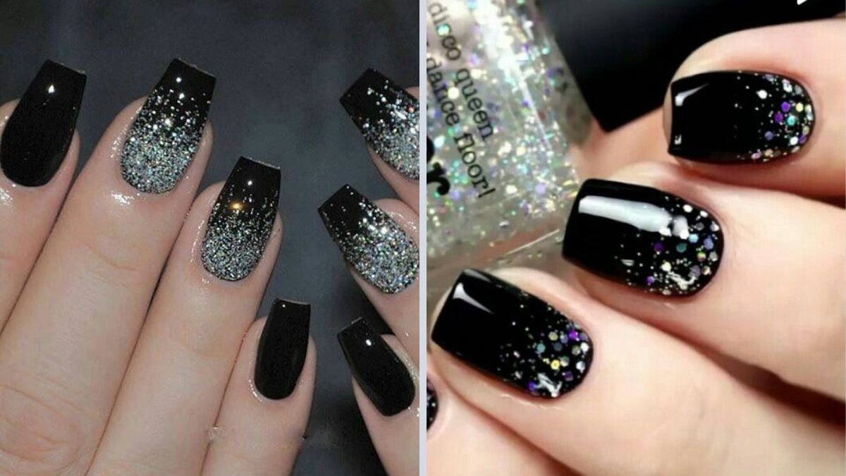 Como Fazer Unhas Pretas com Glitter em Casa: Guia Completo