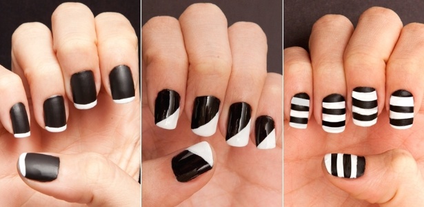 5 Ideias de Unhas Pretas e Brancas para um Visual Sofisticado
Como Fazer Unhas Francesinha Inversa Preto e Branco
Minimalismo nas Unhas: Pontos e Linhas Pretas e Brancas
Unha Filha Única: A Simplicidade do Contraste Preto e Branco
Efeito Marmorizado nas Unhas: Tutorial Preto e Branco Fácil