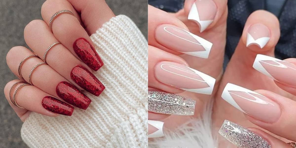 unhas natal ano novo baratas faça você mesma