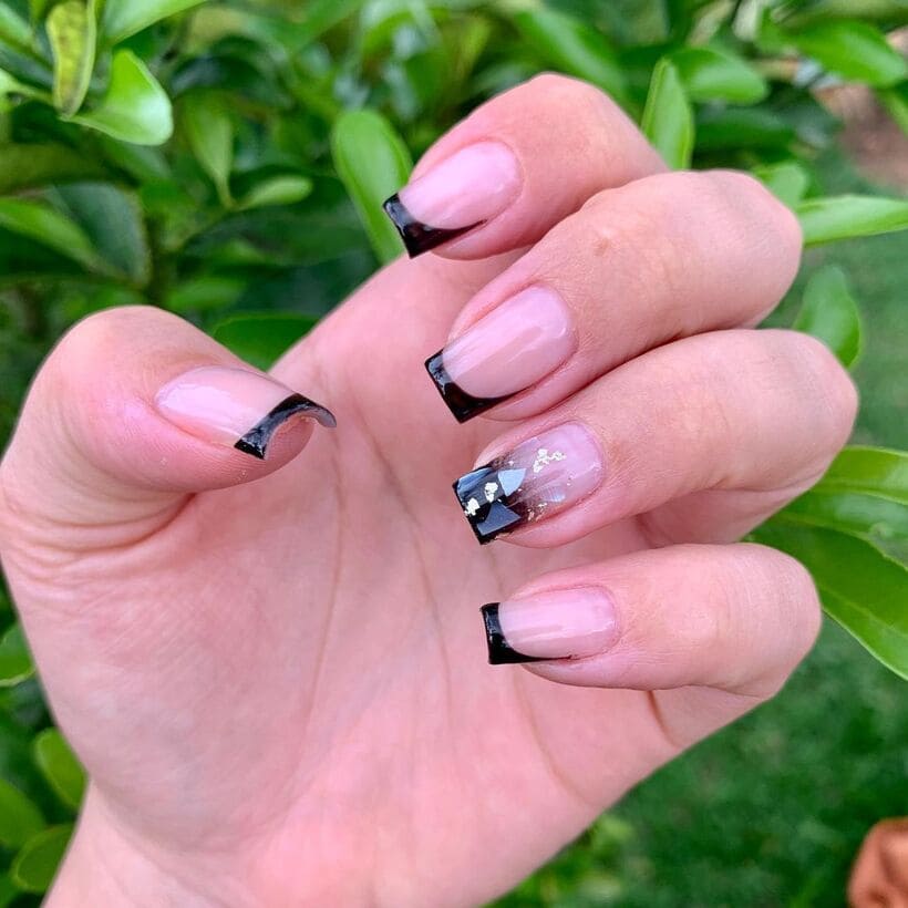 francesinha preta quadrada vs bailarina