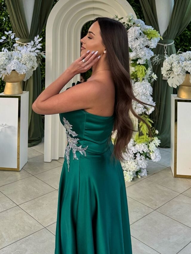 unha para vestido verde oliva